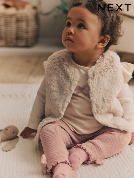 Rosa - Cosy Baby Long Sleeve Top and Leggings 3 Piece Set (B06321) | 28 € - 30 €