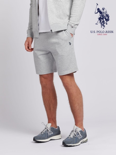 Сірий - Чоловічі бавовняні шорти U.S. Polo Assn Double Horsemen 100% (B06328) | 2 403 грн