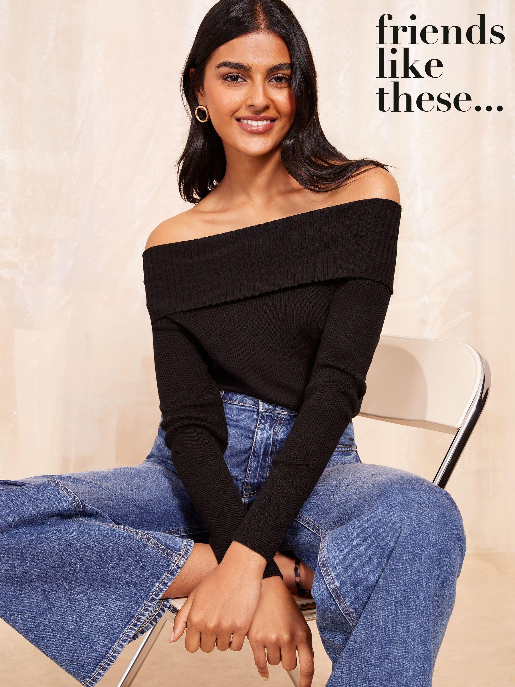 Women's thin black jumpers on sale
