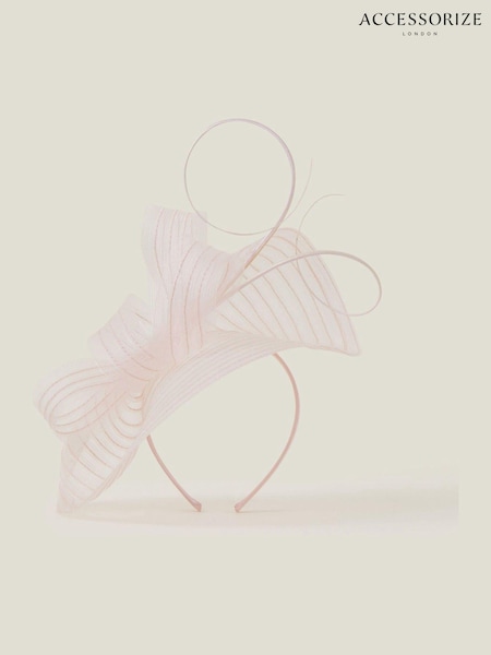 Accessorize Pink Emily Crin Fascinator Hat (B06385) | €38