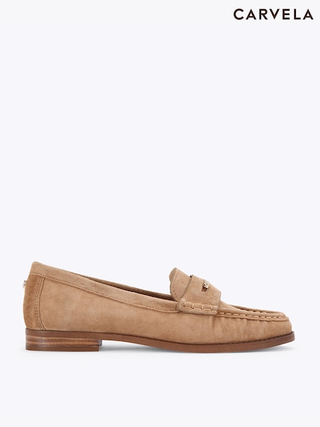 Tan Brown - Carvela Avanti Loafer Shoes