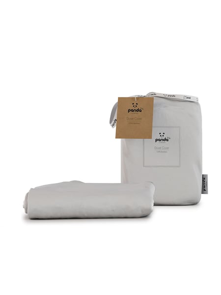 Panda London Pure White Kids Bamboo Viscose Duvet Cover (B06440) | 198 QAR