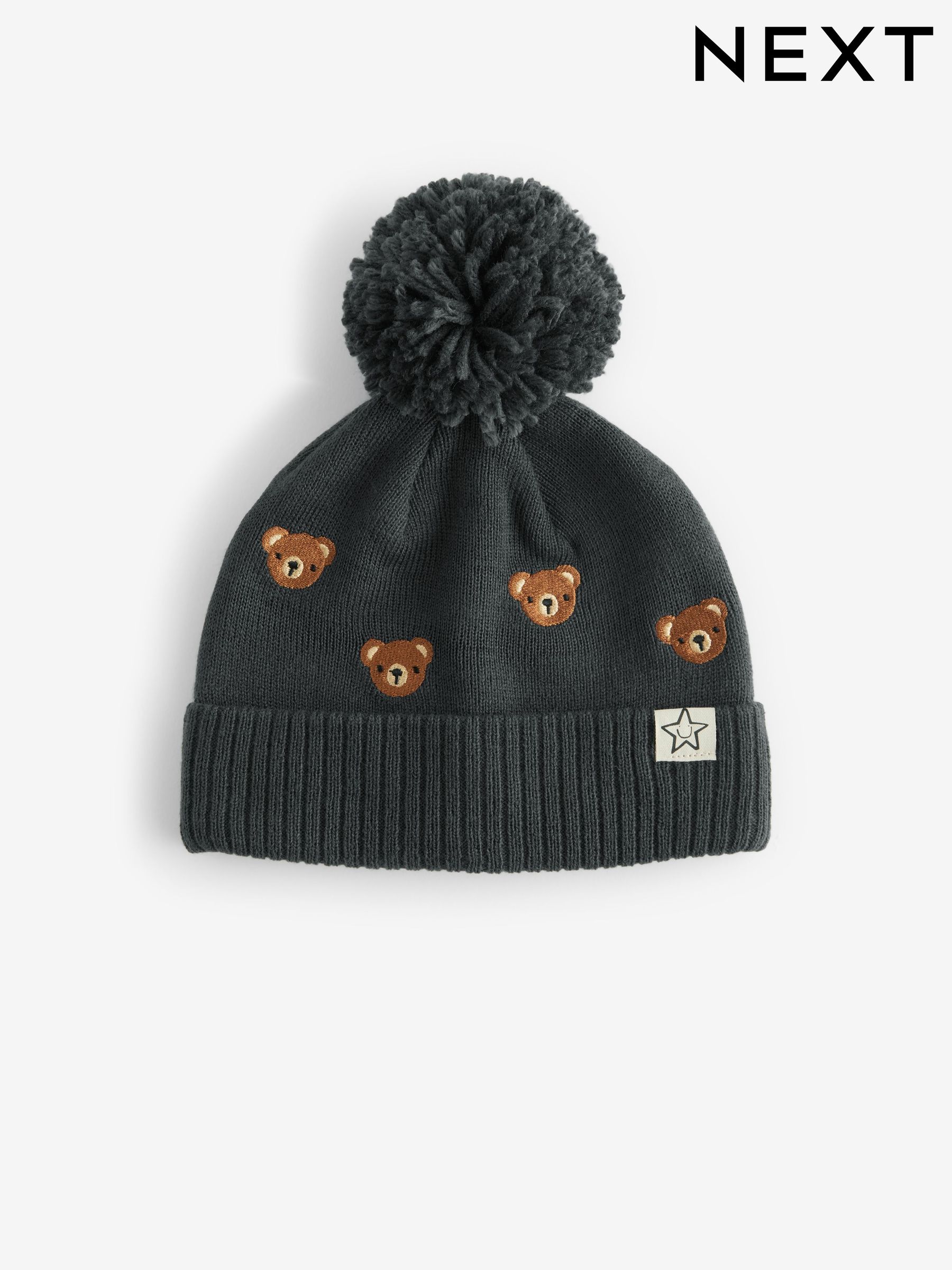 Boys Hats Grey Bobble Casual Next Luxembourg