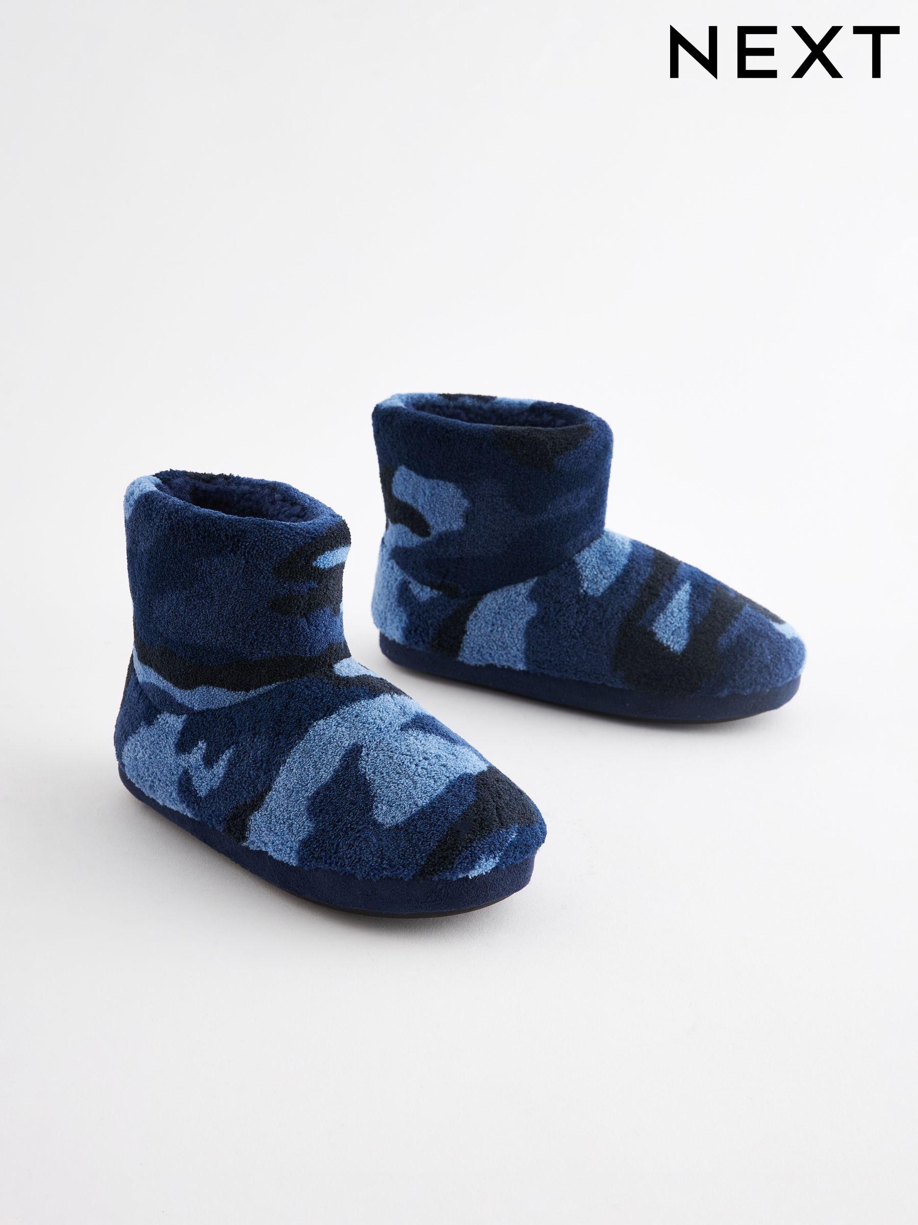 Boys Slippers Blue Print Next Luxembourg