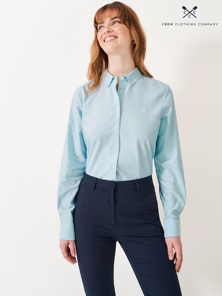 Crew Clothing Company Green Bracken 100% Cotton Oxford Shirt (B06592) | €27
