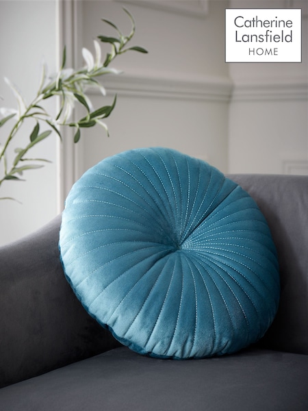 Catherine Lansfield Round Soft Touch Cushion (B06765) | ‏76 د.إ.‏