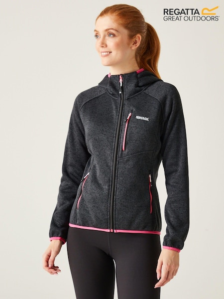 Regatta Grey Womens Newhill Full Zip Fleece (B06910) | €53