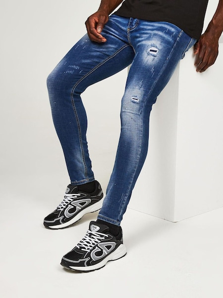 Alessandro Zavetti Slim-Fit Blue Chiellini Denim Jeans (B06998) | €19