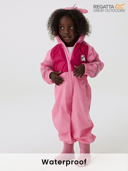 وردي - Regatta Charco Waterproof Puddlesuit (B07010) | ‏173 ر.ق.
