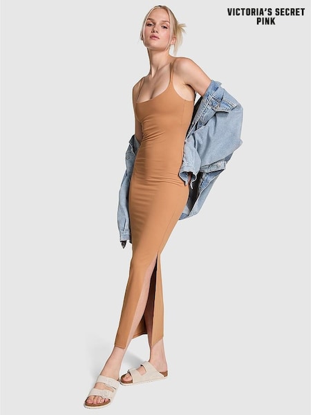 Victoria's Secret PINK Toffee Brown Relay Maxi Dress (B07146) | €27