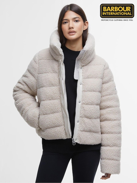 Barbour® International Franchesca Boxy Fleece Quilt Jacket (B07168) | €114