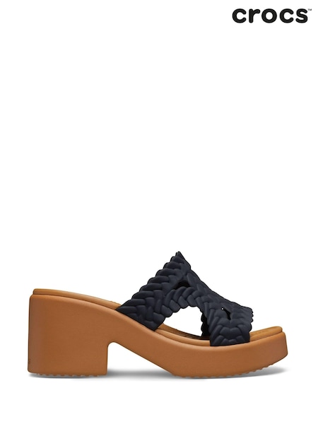 Crocs Black Brooklyn Mules (B07359) | ₪327