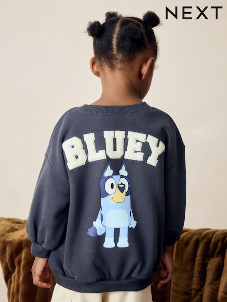 Navy Blue Bluey Sweatshirt (12mths-7yrs) (B07393) | 48 QAR - 55 QAR