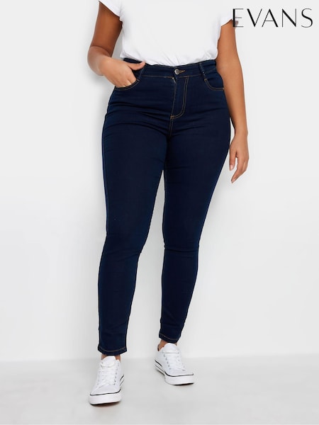 Evans Curve Fit Blue Skinny Jeans (B07427) | €48