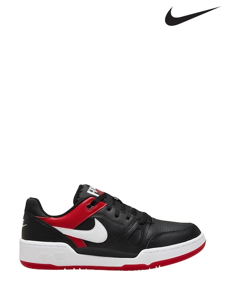 Nike Black/Red Full Force Low Trainers (B07773) | €72