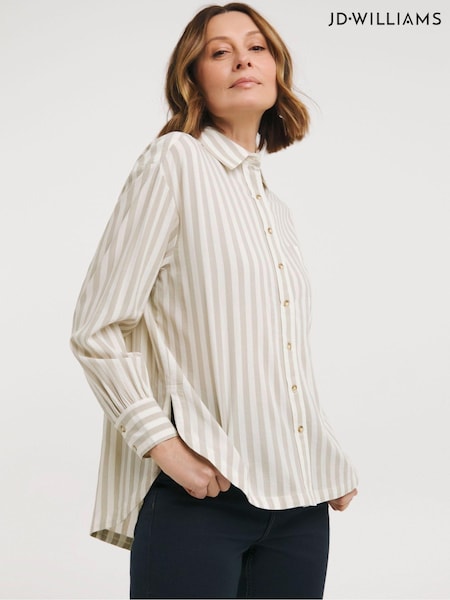 JD Williams Oversized Stripe Shirt (B07814) | 100 LEI