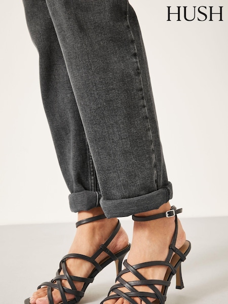 Hush Gisele Strappy Leather Stiletto Shoes (B07820) | 247 LEI