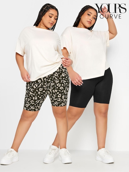 Yours Curve Cycle Shorts 2 Pack (B07840) | €29