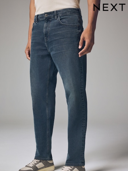 Blue Steel Regular Tapered Fit Vintage Wash Denim Jeans (B07846) | 74 QAR