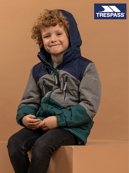 Trespass Kids Unisex Silver Westere Rainwear Jacket (B10085) | R$ 375