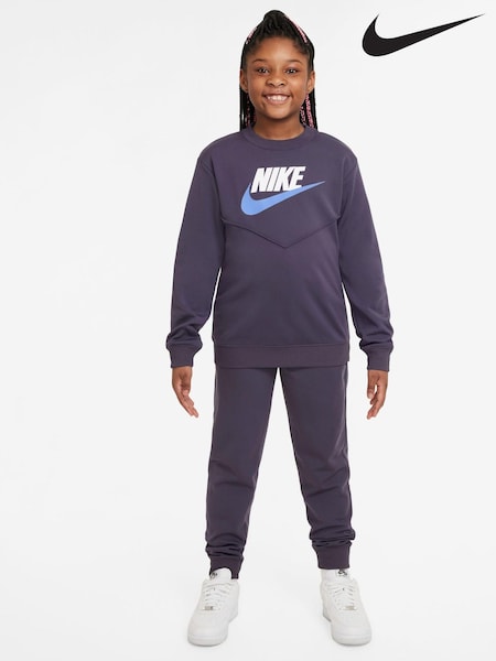 Nike Purple Raisin Sportswear Tracksuit (B10414) | €73
