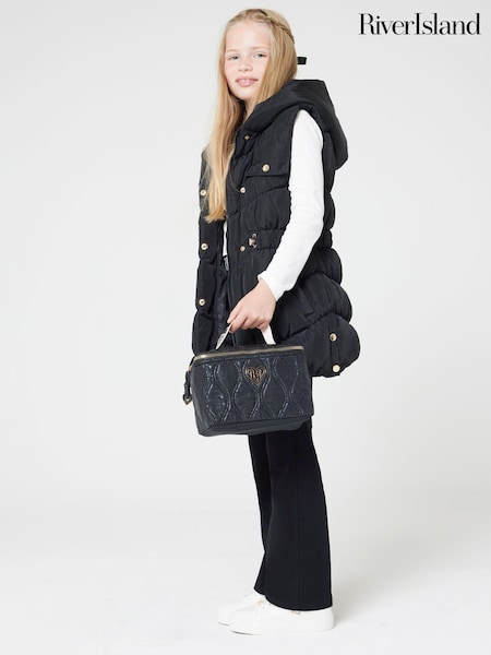 River Island Girls Faux Fur Hooded Gilet (B10712) | ‏221 د.إ.‏ - ‏ 291‏ د.إ.
