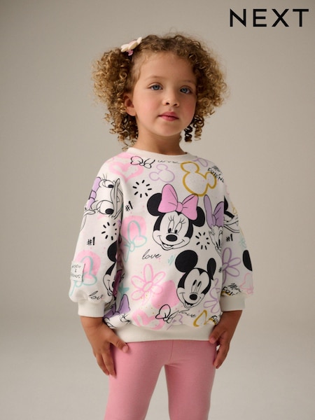 Pink Mickey and Friends Sweatshirt and Leggings Set (3mths-7yrs) (B10735) | AED67 - AED81