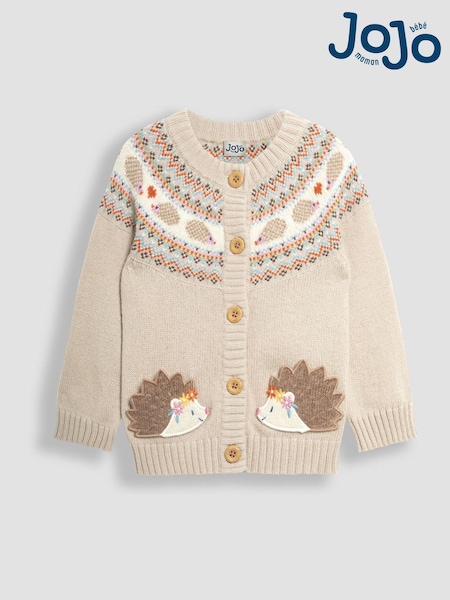 JoJo Maman Bébé Knit Fairisle Pattern Cardigan (B10748) | 46 €