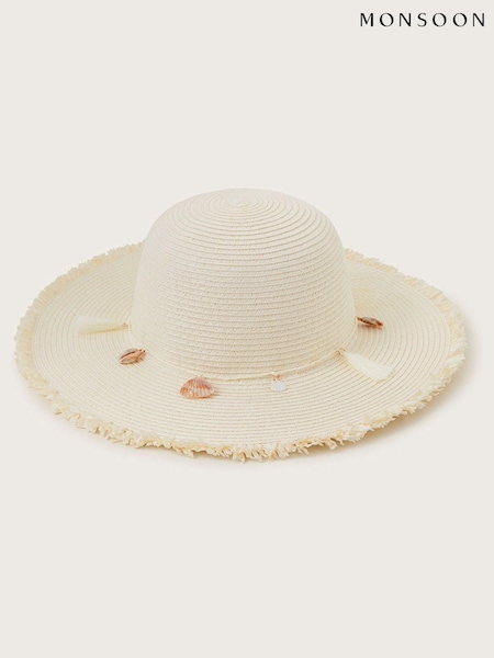 Monsoon Natural Shell Band Straw Hat (B10758) | €21