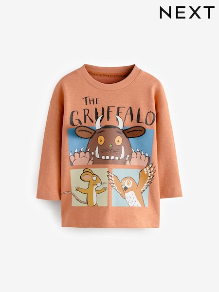 Brown Gruffalo 100% Cotton Long Sleeves T-Shirt (6mths-8yrs) (B11156) | €11 - €14