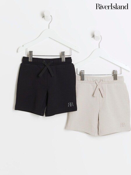River Island Boys 100% Cotton Shorts 2 Pack (B11348) | 9 €