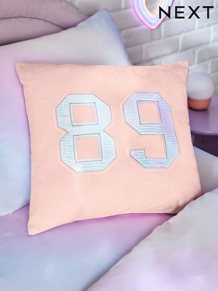 Pink 89 Sequin Cushion (B11401) | €14