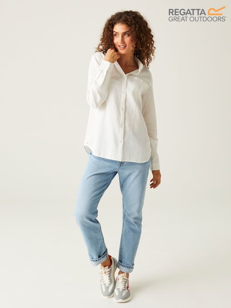Regatta Cream Primevere Long Sleeve Shirt (B11476) | €63