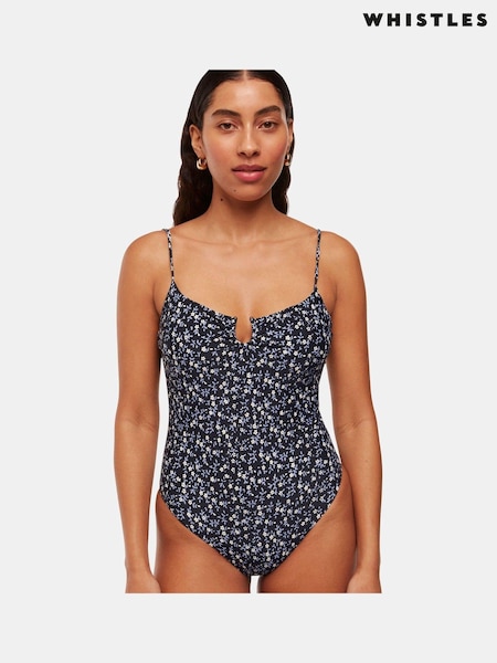 Whistles Black Forget Me Not Swimsuit (B11791) | €56