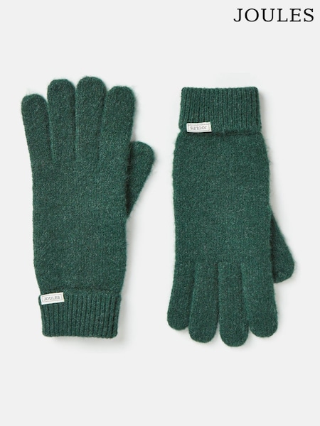 Joules Caversham Green Knitted Gloves (B11833) | R$ 165