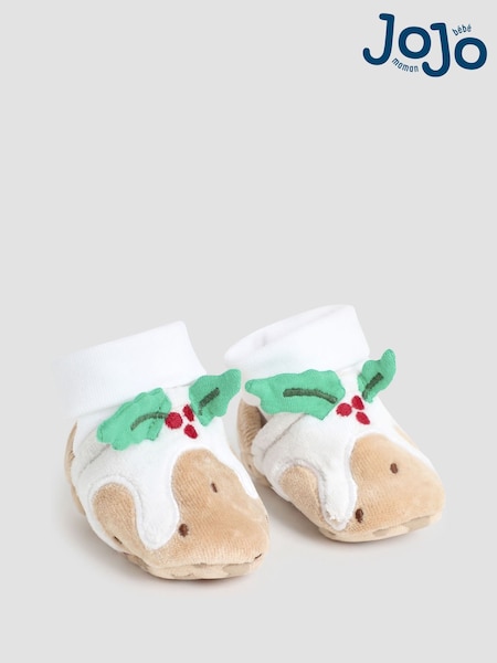 JoJo Maman Bébé Natural Pudding 3-Pack Socks (B11879) | €23