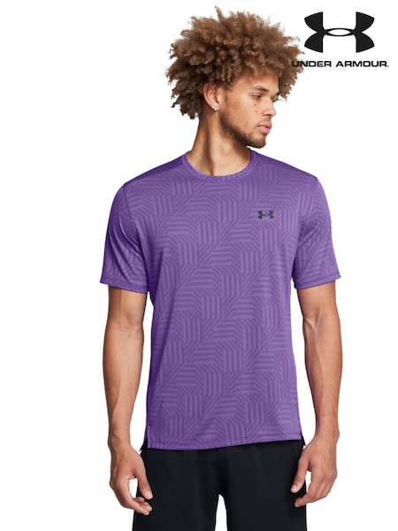 Under Armour Purple Tech Vent Geotessa T-Shirt (B11904) | €21