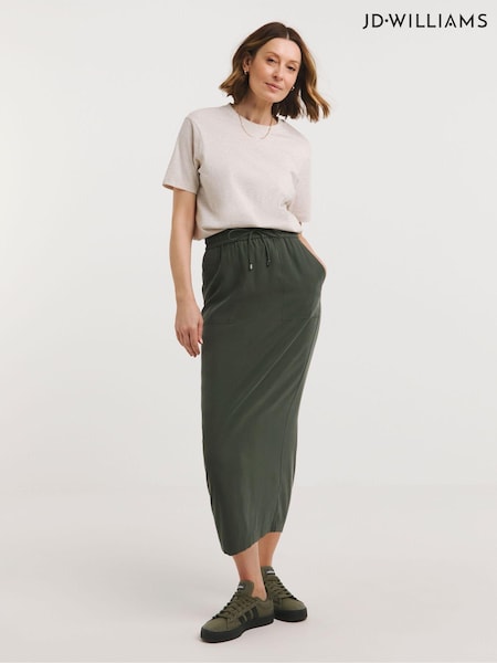 JD Williams Green Soft Pull-On Cargo Skirt (B11917) | €15.50