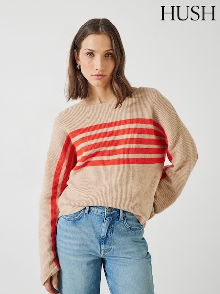 Hush Evan Striped Knitted Jumper (B11919) | €21
