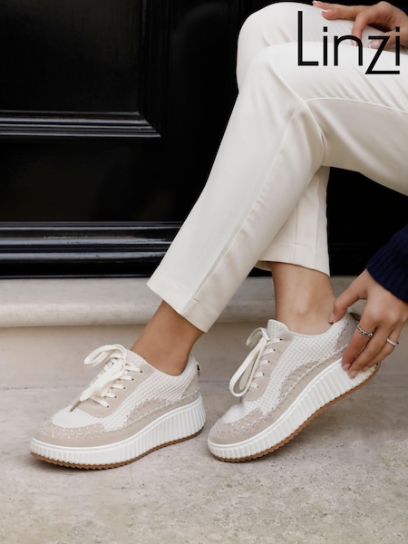 Linzi Aretha Knitted Trainers With Chunky White Sole (B11964) | € 53