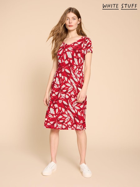 White Stuff Tallie EcoVero™ Jersey Dress (B12076) | 196 LEI