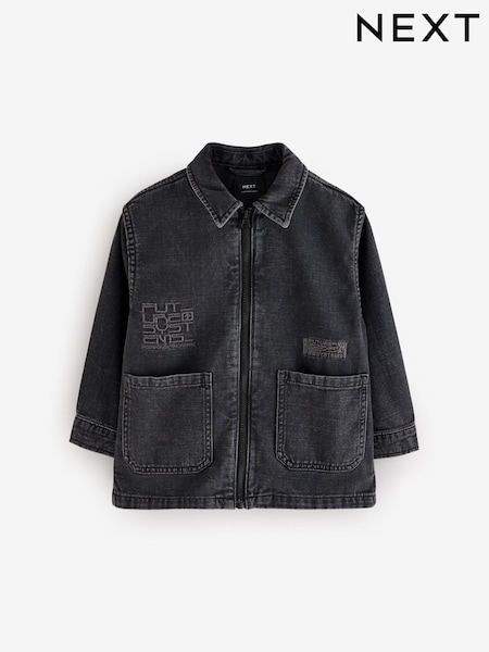 Musta - 100% Cotton Denim Overshirt (3-16yrs) (B12114) | €33 - €41