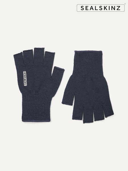 Sealskinz Blue Thornham Solo Merino Mittens (B12257) | ‏58 د.إ.‏