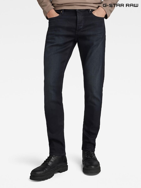 Темный состаренный - G Star Slim 3301 Jeans (B12330) | €172