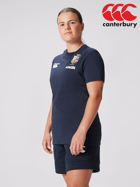 Canterbury Blue British & Irish Lions Rugby Cotton Jersey T-Shirt (B12439) | €42
