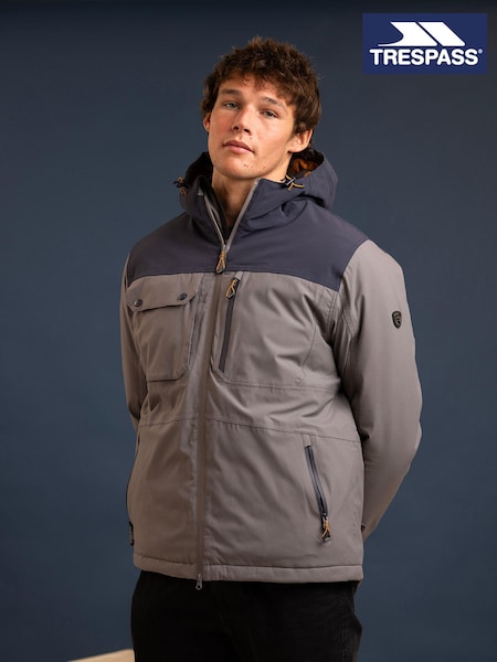 Trespass Grey Eastwell Padded Jacket (B12496) | 371 LEI