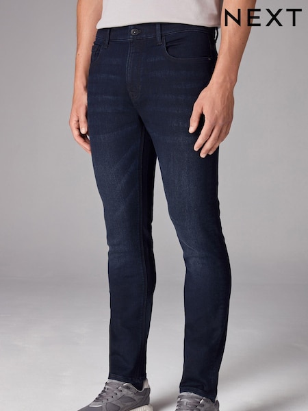 Blue Deep Skinny Fit Comfort Stretch Jeans (B12790) | $55