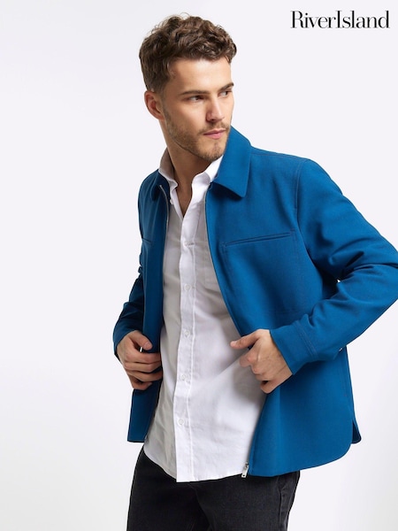 River Island Regular Fit Smart Ponti Shacket (B12907) | 33 €