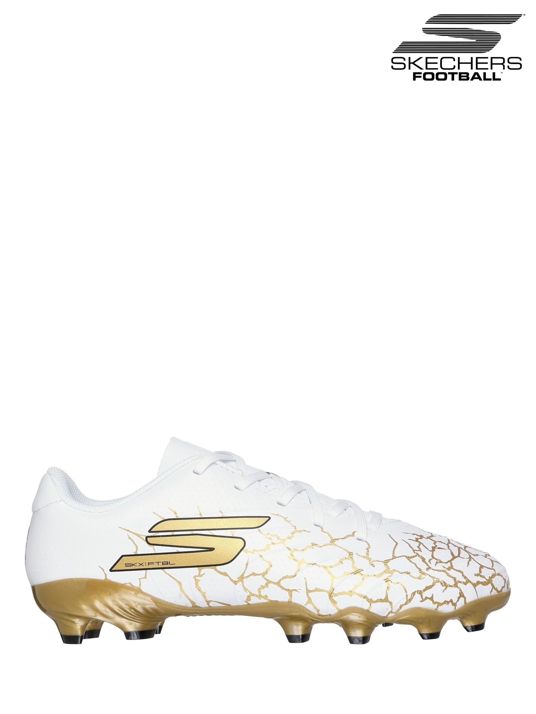 football boots white and gold