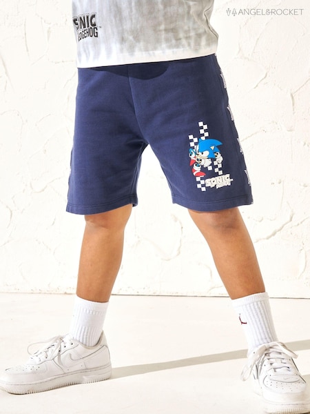 Angel & Rocket Blue Sonic Front Pocket 100% Cotton Shorts (B12952) | 109 QAR - 129 QAR